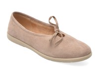 Balerini GRYXX bej, 9523, din piele intoarsa - 1