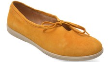 Balerini GRYXX galbeni, 9523, din piele intoarsa