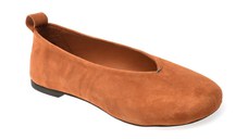 Balerini GRYXX maro, 439356, din piele intoarsa