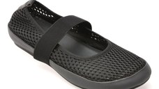 Balerini GRYXX negri, 1966, din material textil