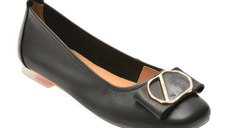 Balerini GRYXX negri, 460011, din piele naturala