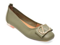 Balerini GRYXX verzi, 460011, din piele naturala - 1