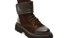 Bocanci GRYXX 447GR19 maro din piele intoarsa