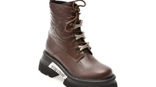 Bocanci GRYXX maro, M491B, din piele naturala