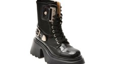 Bocanci GRYXX negre, 250111, din piele naturala