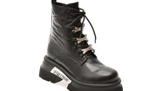 Bocanci GRYXX negre, M491B, din piele naturala