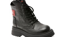 Bocanci GRYXX negri, 63508, din piele naturala
