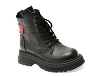 Bocanci GRYXX negri, 63508, din piele naturala - 1