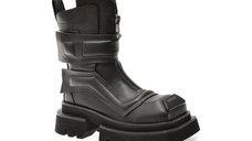 Bocanci GRYXX negri, EB992, din piele naturala