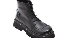 Bocanci negri GRYXX 1767176 din piele naturala