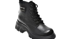 Bocanci negri GRYXX 25202 din piele naturala