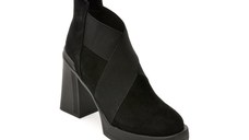 Botine GRYXX negre, H231, din piele intoarsa
