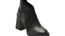 Botine GRYXX negre, H231, din piele naturala