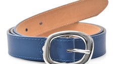 Curea GRYXX albastra, FG3, din piele naturala