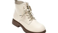 Ghete bej GRYXX, model E22278, din piele naturala de calitate