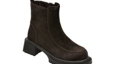 Ghete dama GRYXX 2730 maro din piele intoarsa