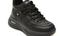 Ghete dama GRYXX 5K718 negre din piele ecologica
