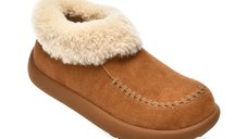 Ghete din piele intoarsa GRYXX maro, model 10010 pentru femei