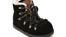 Ghete GRYXX 5808 negre din piele intoarsa pentru femei