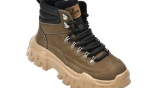 Ghete GRYXX 9815 kaki din piele naturala