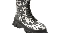 Ghete GRYXX alb-negru, 091T113, din piele naturala