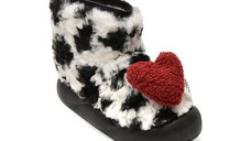 Ghete GRYXX alb-negru, YR2514, din material textil