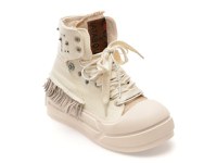 Ghete GRYXX albe, 240015, din material textil - 1