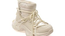 Ghete GRYXX albe, 25810, din material textil