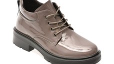 Ghete GRYXX gri, 240435, din piele naturala lacuita