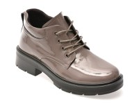 Ghete GRYXX gri, 240435, din piele naturala lacuita - 1