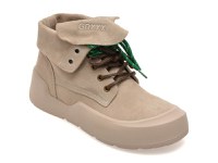 Ghete GRYXX gri, 26601, din piele intoarsa - 1
