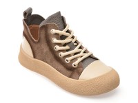 Ghete GRYXX gri, 2751, din piele intoarsa - 1