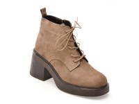 Ghete GRYXX gri, 3772512, din piele intoarsa - 1