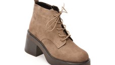 Ghete GRYXX gri, 3772512, din piele intoarsa