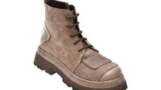 Ghete GRYXX gri din piele intoarsa, model 1767177 pentru femei