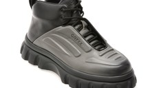 Ghete GRYXX gri, LN39, din piele naturala