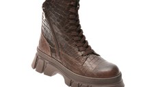 Ghete GRYXX maro, 091T113, din piele croco