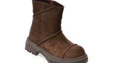 Ghete GRYXX maro, 208315, din piele intoarsa