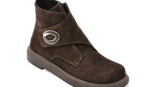 Ghete GRYXX maro, 213013, din piele intoarsa