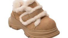 Ghete GRYXX maro, 2205, din piele intoarsa