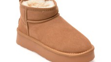 Ghete GRYXX maro, 228520, din piele intoarsa