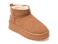 Ghete GRYXX maro, 228520, din piele intoarsa - 1