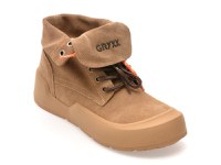Ghete GRYXX maro, 26601, din piele intoarsa - 1