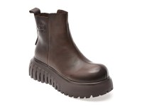 Ghete GRYXX maro, 2667, din piele naturala - 1