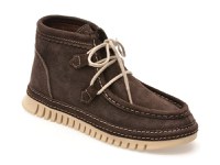 Ghete GRYXX maro, 3911502, din piele intoarsa - 1