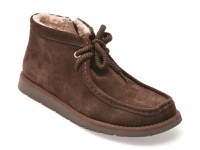 Ghete GRYXX maro, 4631783, din piele intoarsa - 1