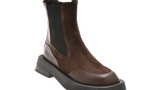 Ghete GRYXX maro, 481711, din piele intoarsa