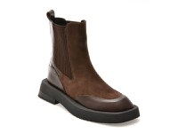 Ghete GRYXX maro, 481711, din piele intoarsa - 1