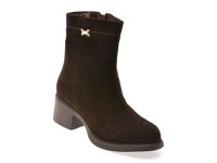 Ghete GRYXX maro, 6175128, din piele intoarsa - 1