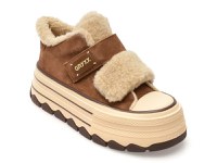 Ghete GRYXX maro, 624D150, din piele intoarsa - 1